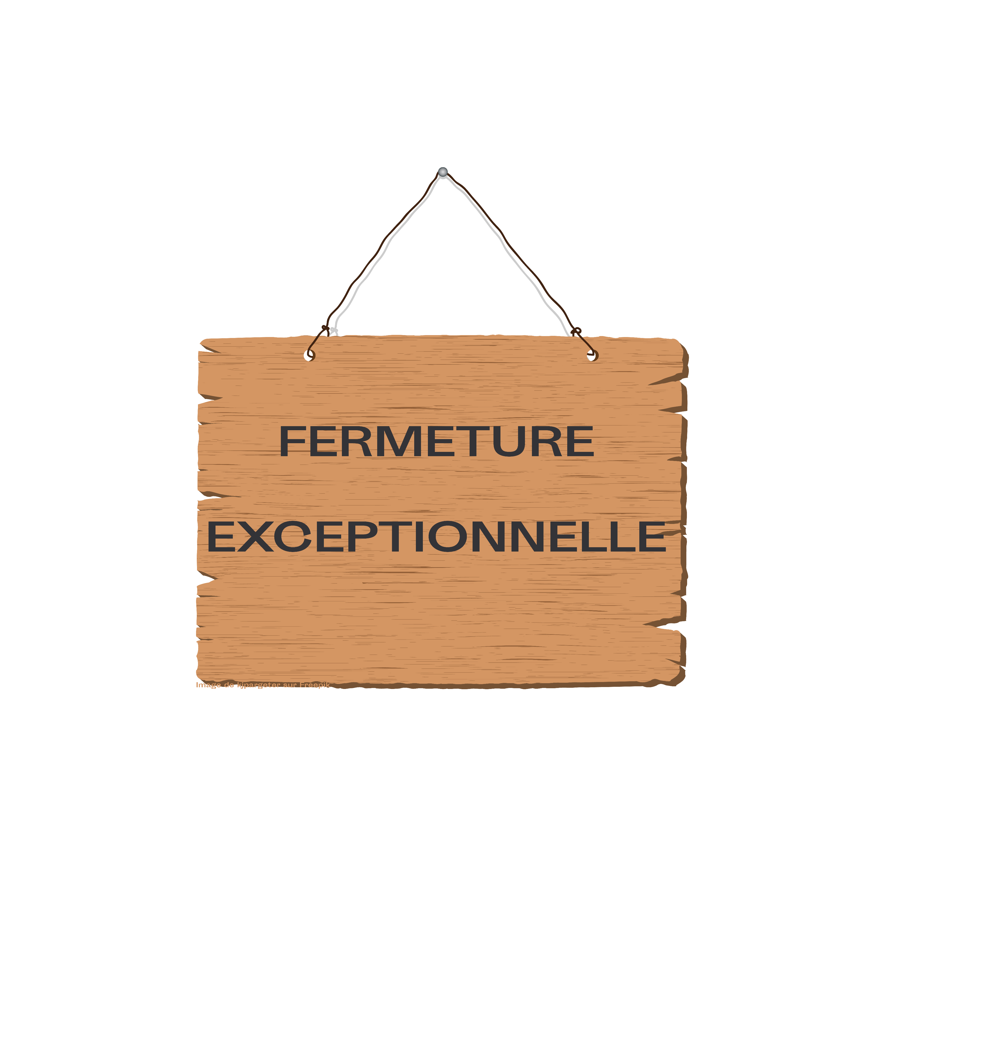 fermeture exceptionnelle - site 2